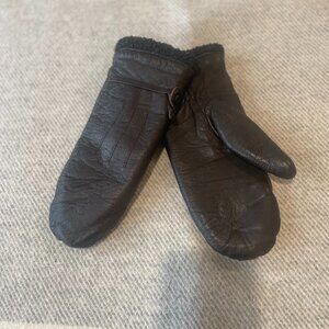 Leather Mittens